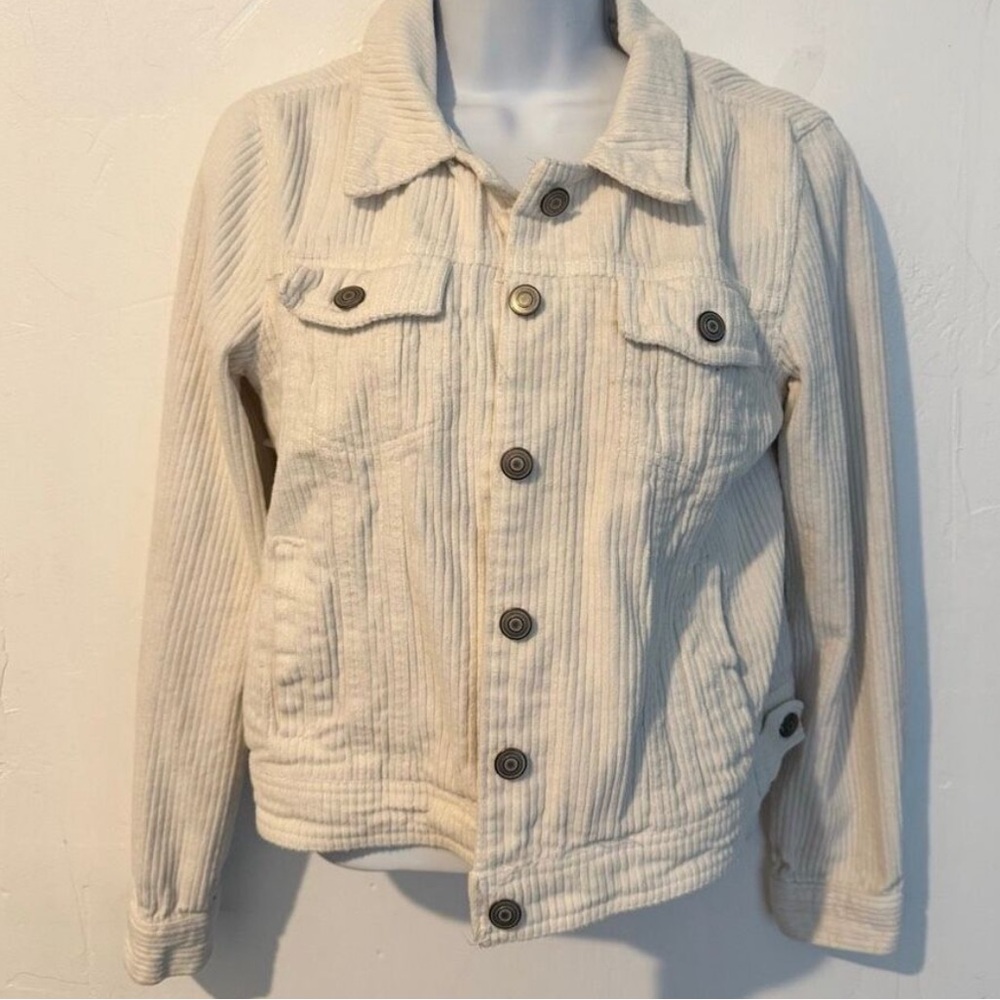 Women's Cream Corduroy Jacket